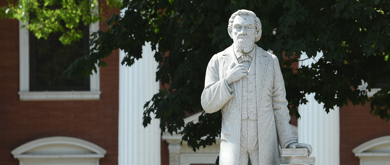 John Buchtel statue