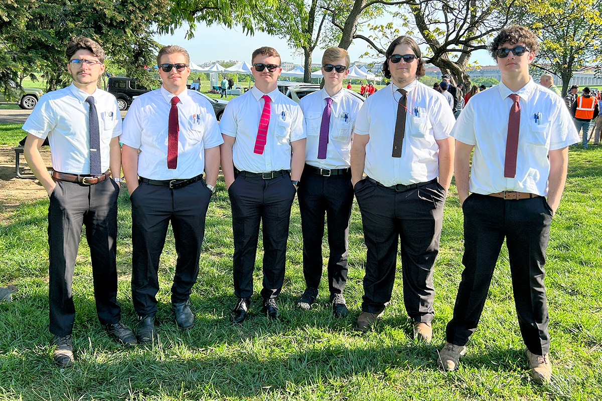 UA's “Baby Boomers” prior to competing in the field exercises.