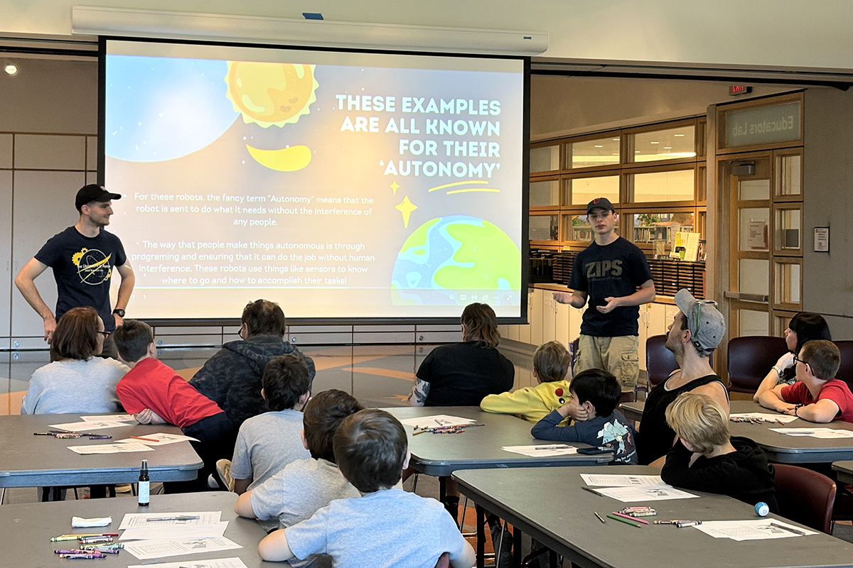 NASA Robotics Team kicks off outreach with Sphero Program at Akron-Summit County Public Library