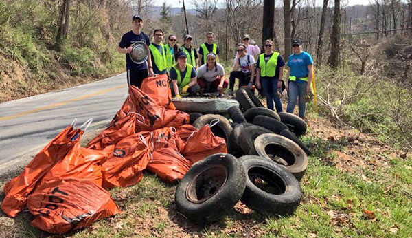 Roadside clean up