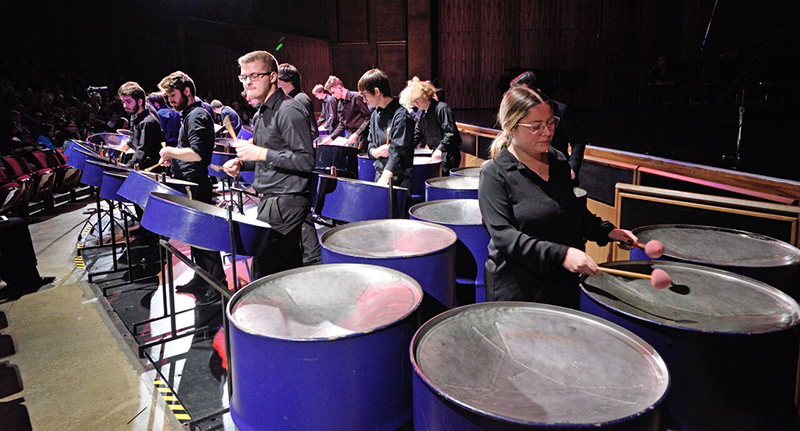 Steel Drum Band musicians