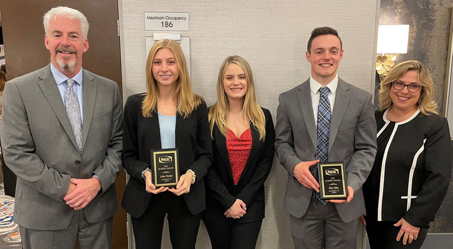 National Collegiate Sales Competition participants from the University of Akron