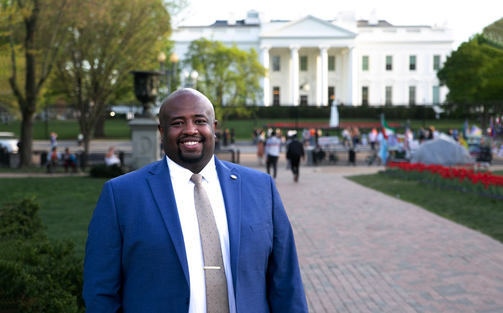 Akron Law 3L, Eli Hardee at the White House