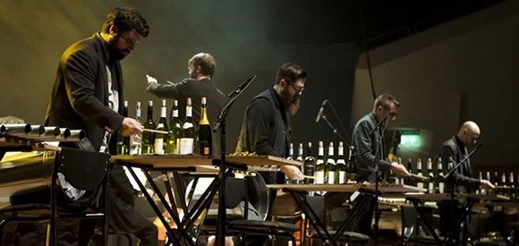 The School of Music percussion department at The University of Akron