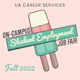 Student employment job fair and social event.